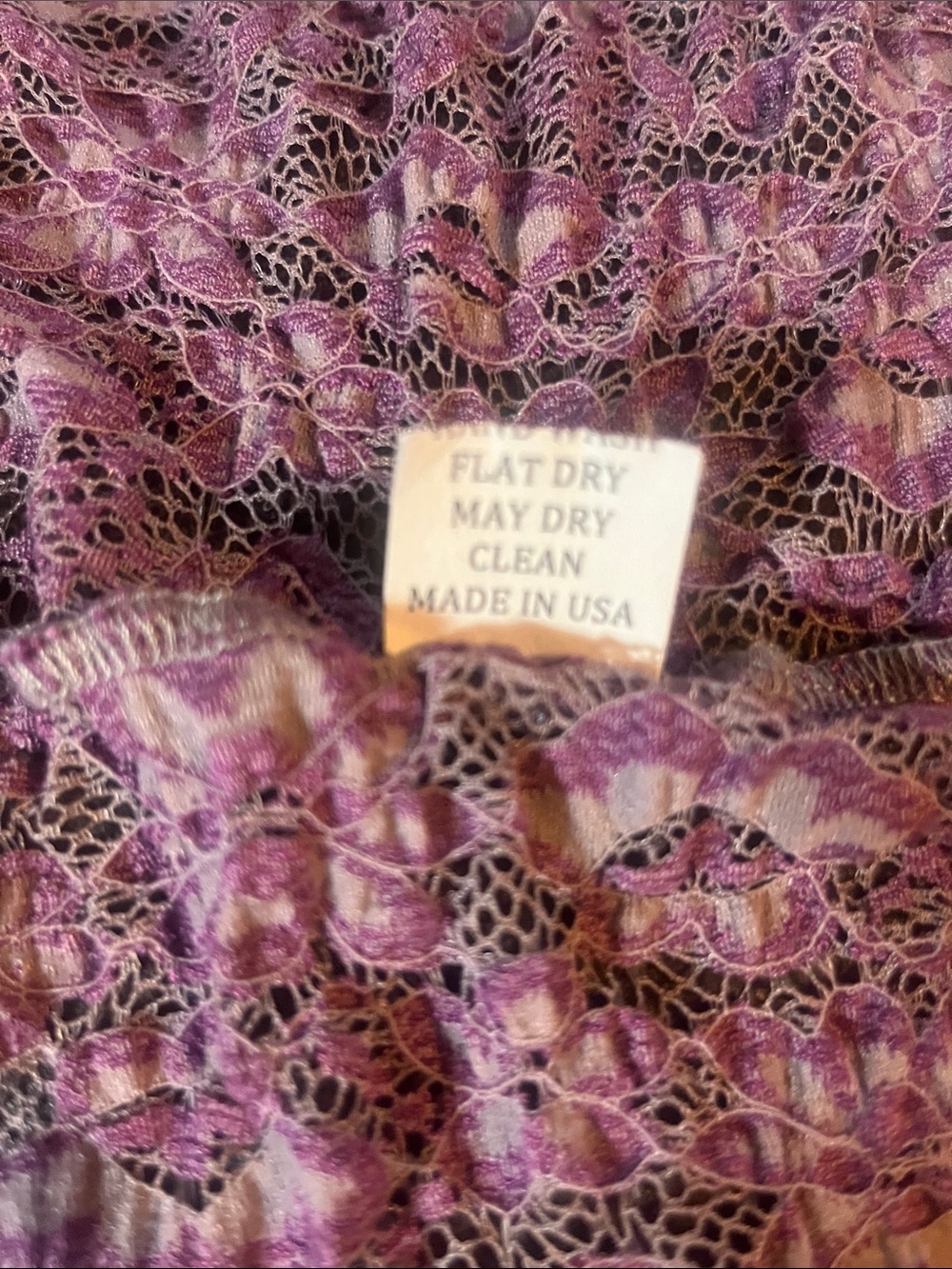 Women’s Open-Front Mauve/Lavender Pucker Lace Hooded Cardigan Boho Chic Longline - Picture 9 of 9